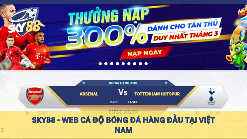 Sky88 - web cá độ bóng đá hàng đầu tại Việt Nam